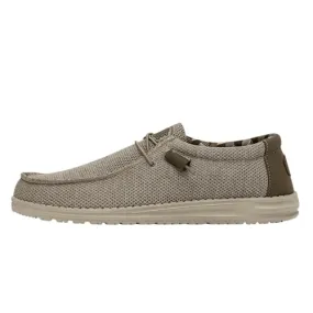 110350500 HEY DUDE MEN'S WALLY SOX SIZE MEN 14 BEIGE - Like New