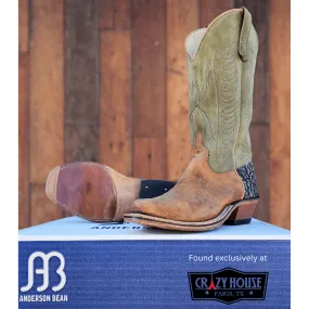 Anderson Bean Dune Roughrider with Military Green Wyoming Top