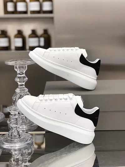 BELLECOM 2019Women's Small White mcqueen shoes Breathable Muffin Thick-soled Lace zapatos de mujer sapato feminino sneakers