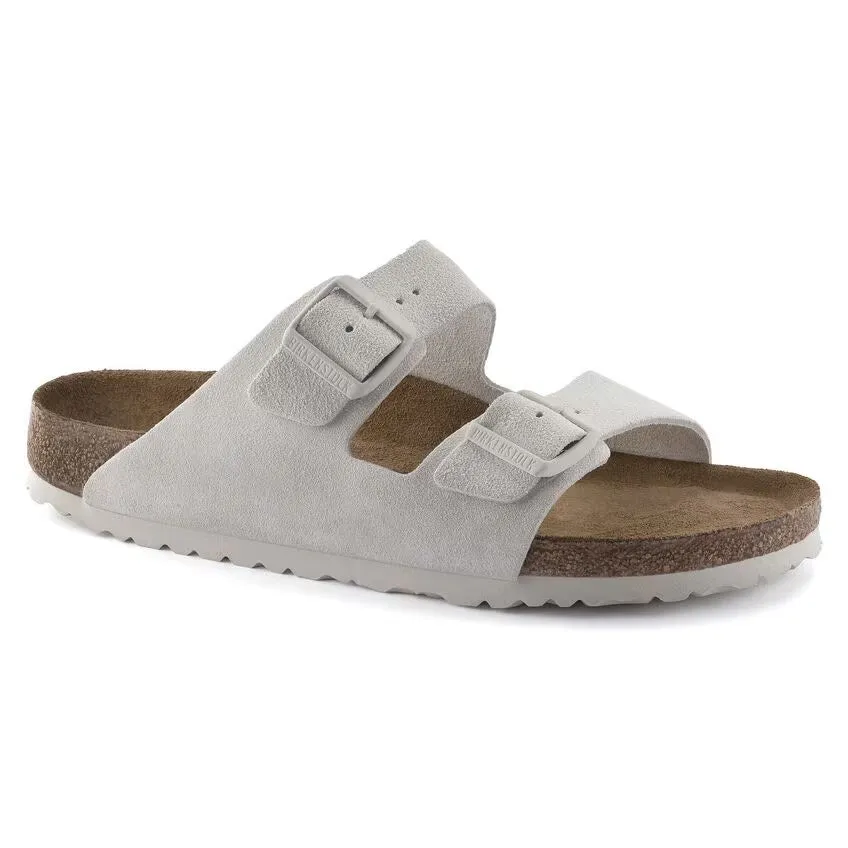 BIRKENSTOCK ARIZONA WHITE SUEDE