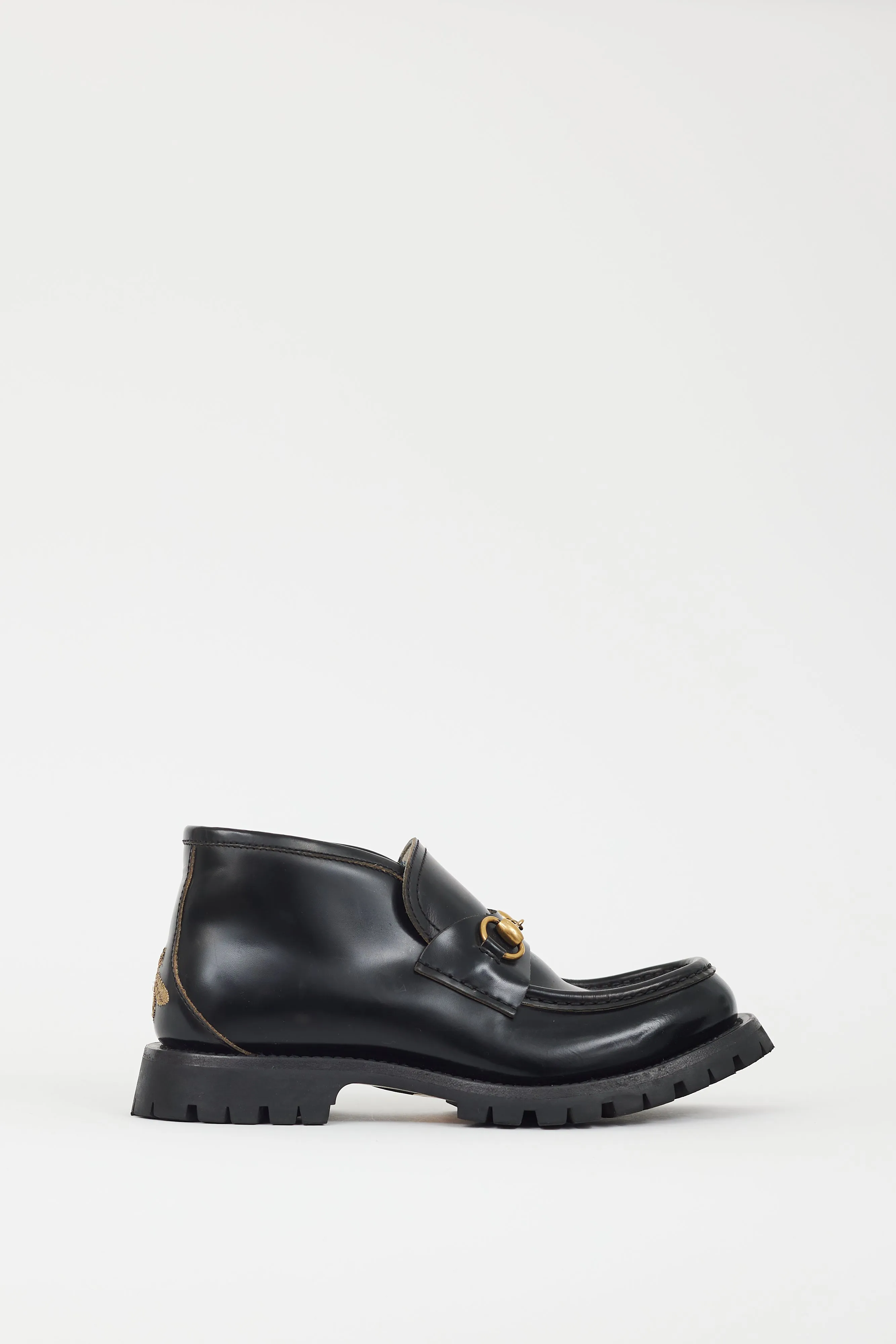 Black Leather Sylke Boot