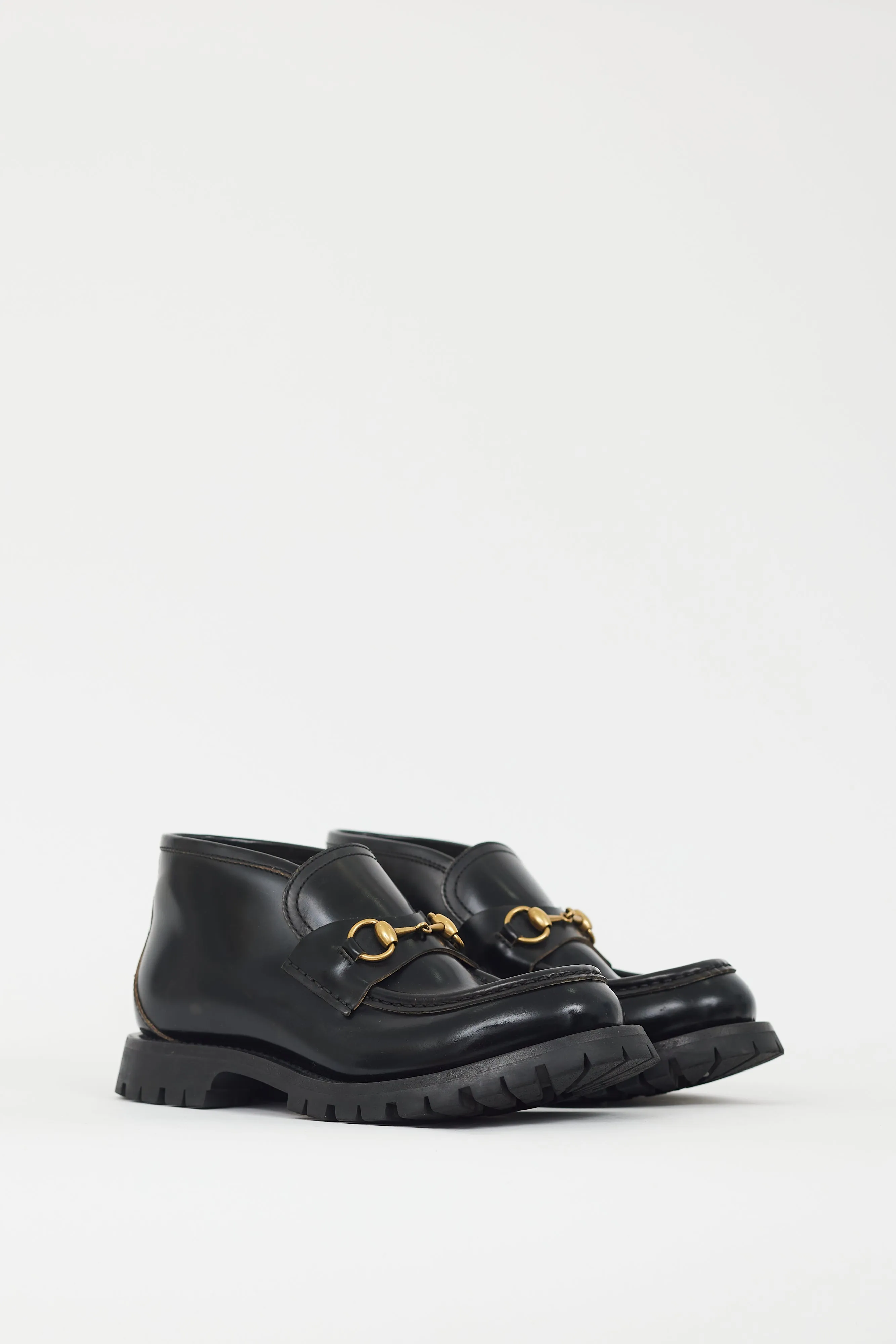 Black Leather Sylke Boot