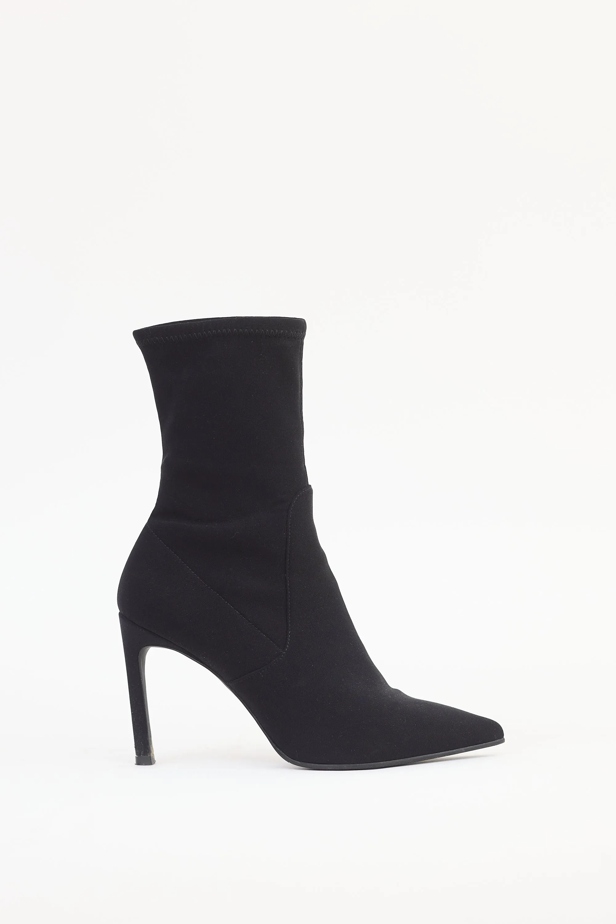 Black Nylon Sock Boot