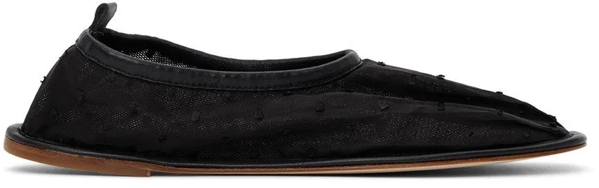 Cecilie Bahnsen Black Hereu Edition Hyacinth Flats