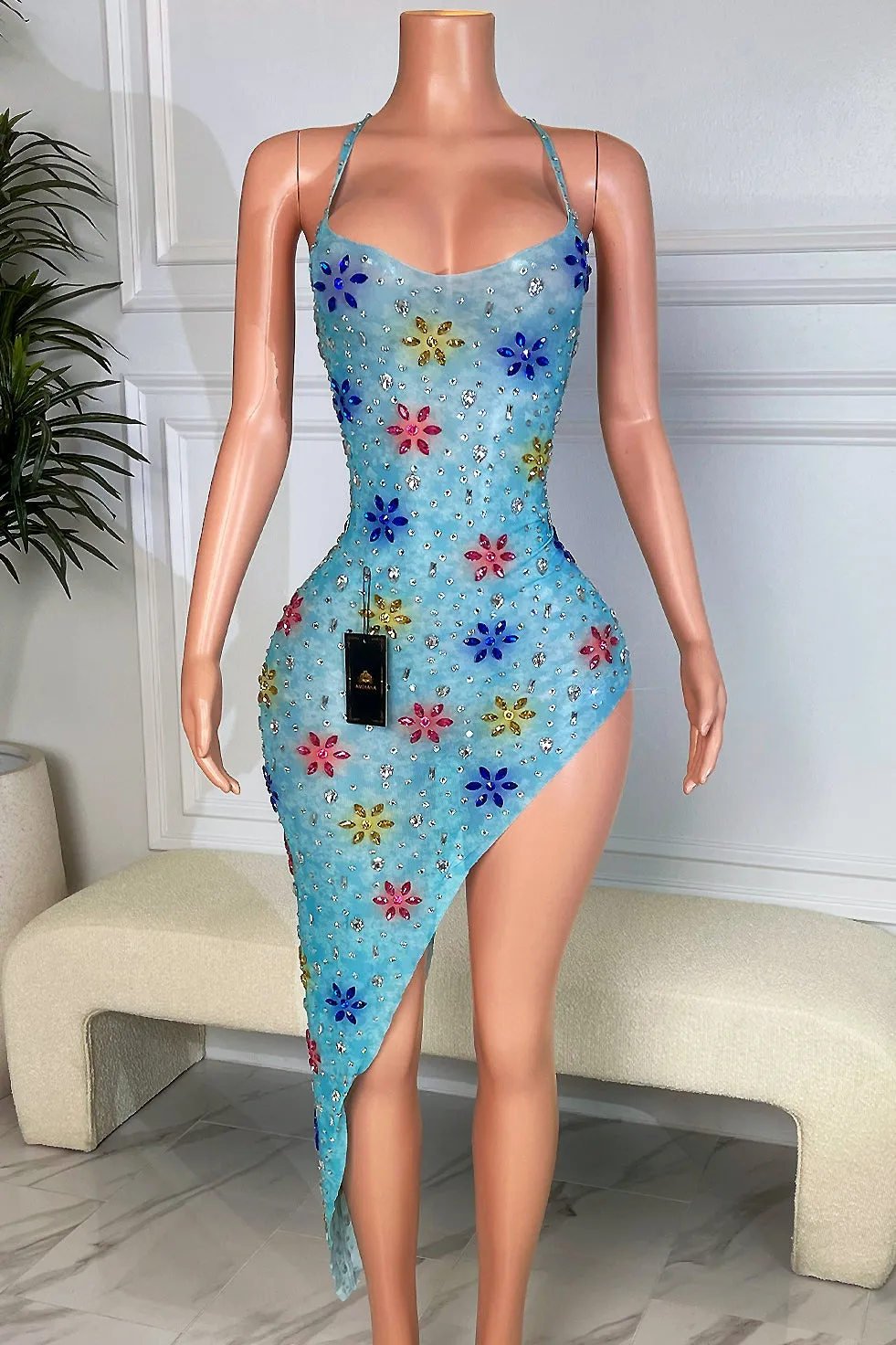 Coral Bloom Dress(Ready To Ship)