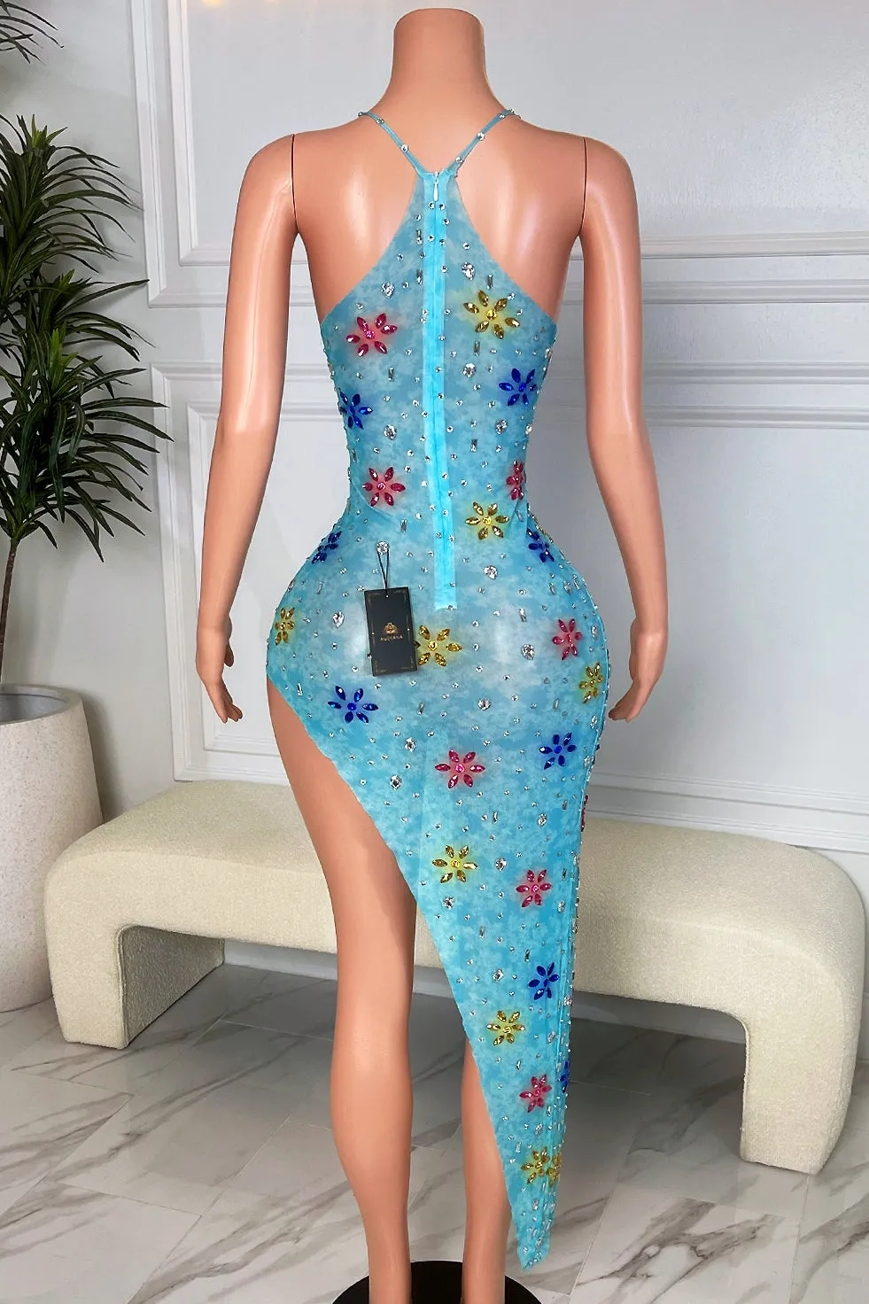 Coral Bloom Dress(Ready To Ship)