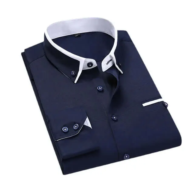 Men's Casual Long Sleeve Shirt: Stylish & Comfortable