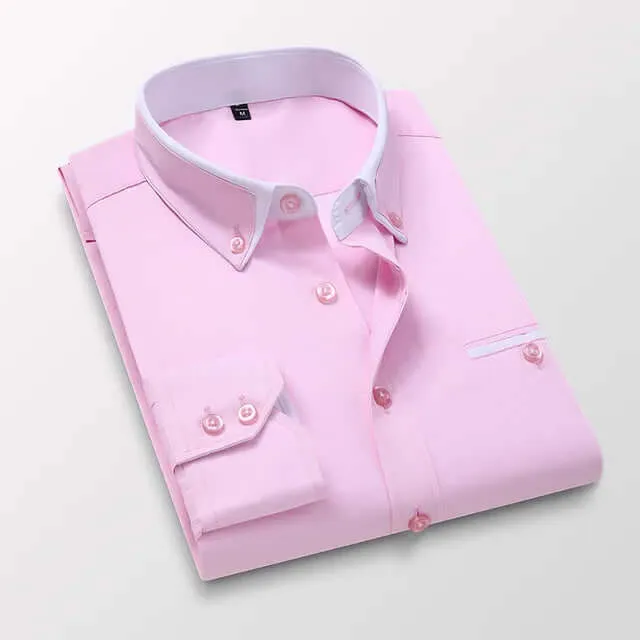 Men's Casual Long Sleeve Shirt: Stylish & Comfortable