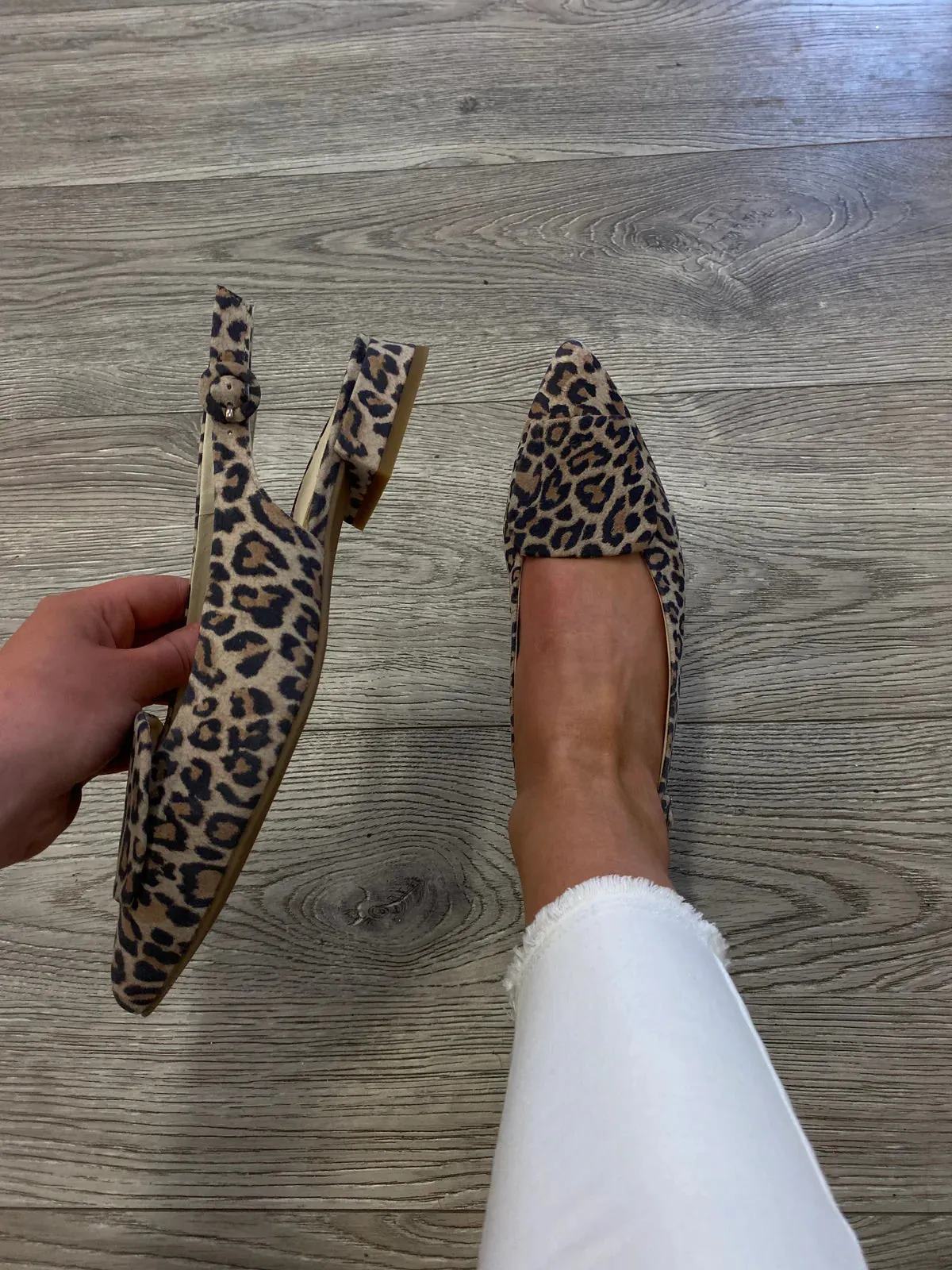 Paul Green - 6090 Leopard Sling Back