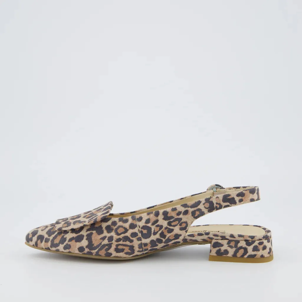 Paul Green - 6090 Leopard Sling Back