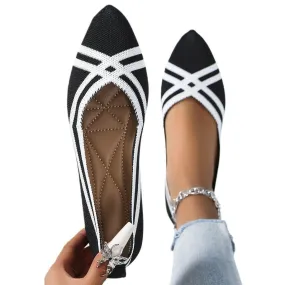 Point Toe Flats Slip-Ons
