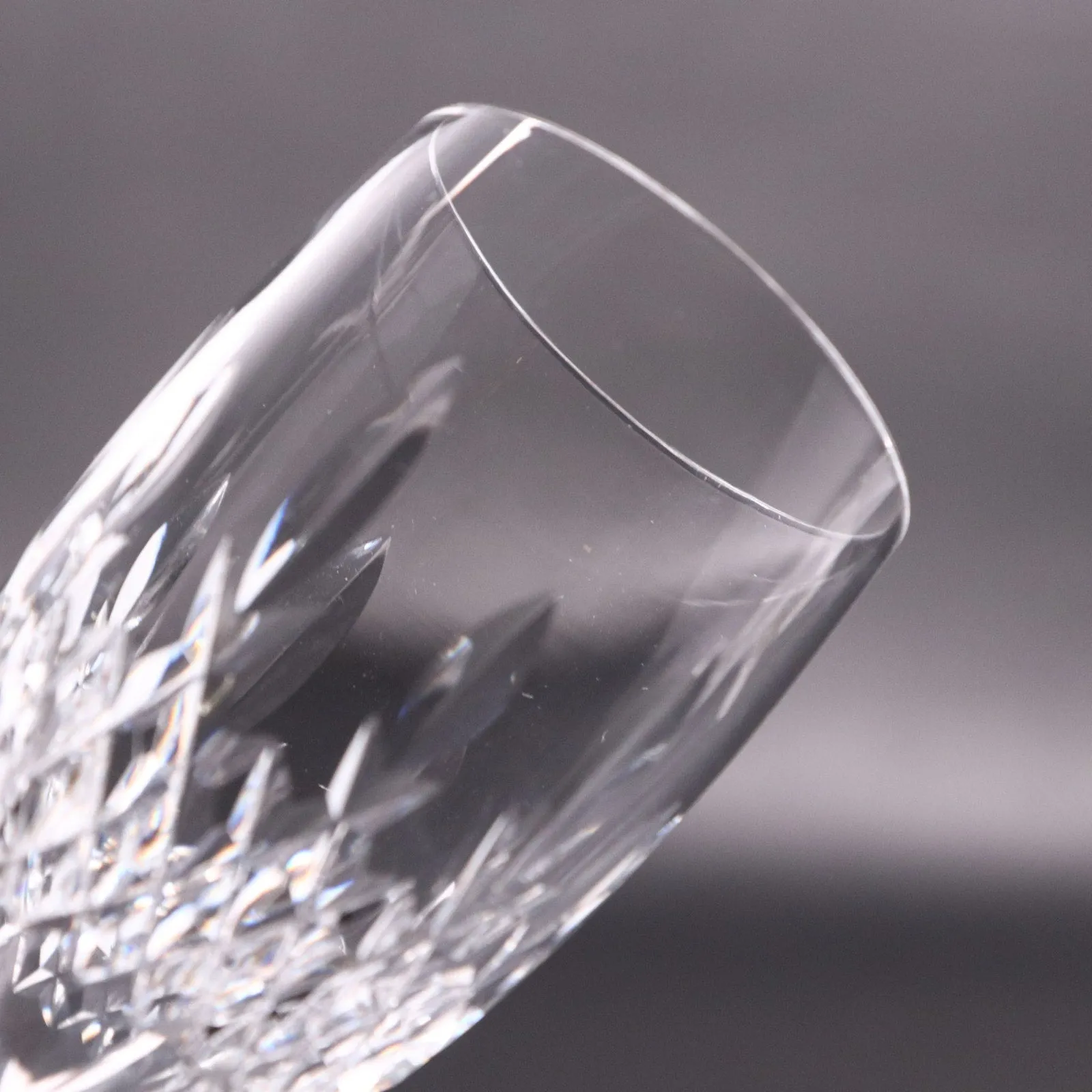Waterford Crystal Kilcash 6" Champagne Flute Glass Plain Base Ireland