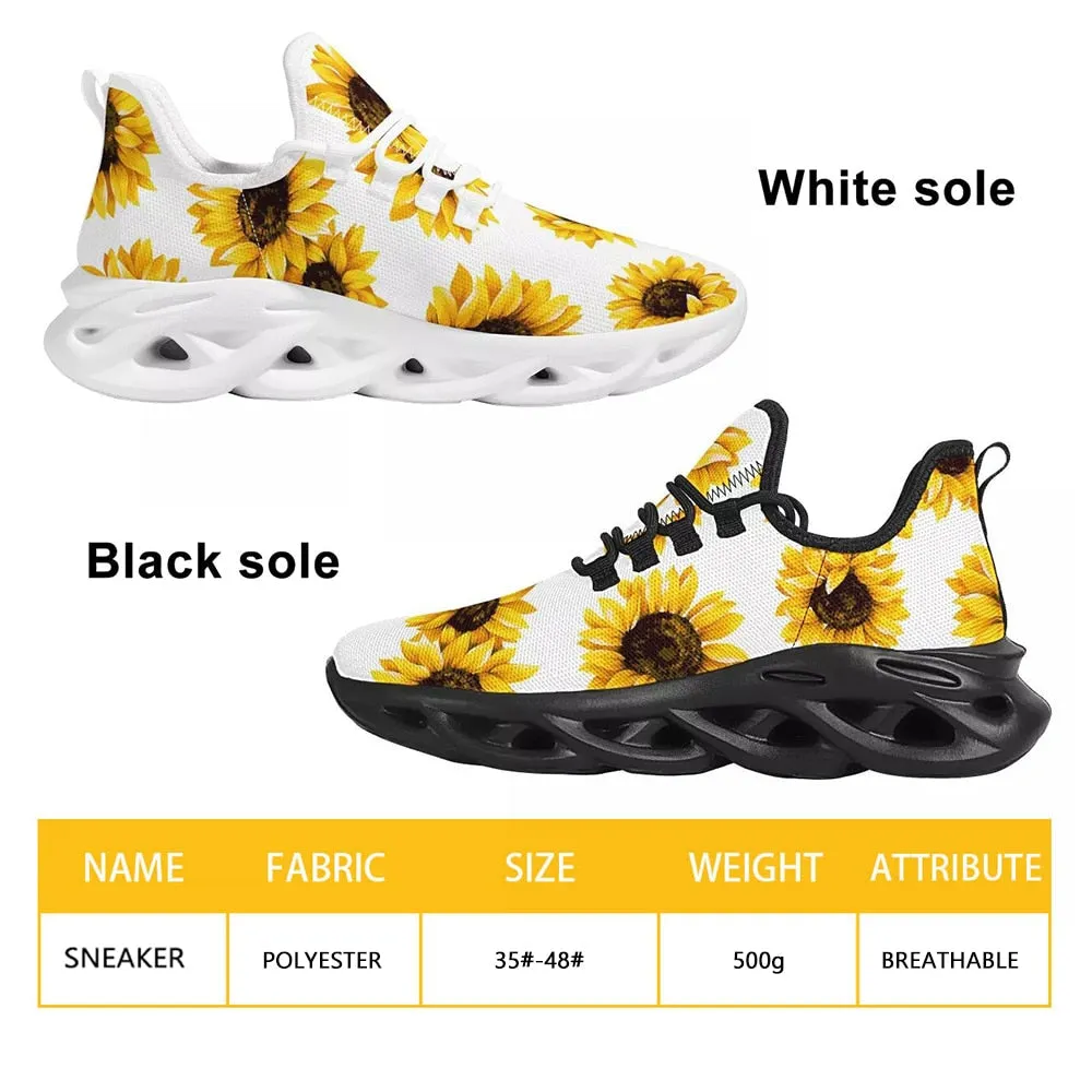 Women Flats Cartoon Dentist Tooth Pattern Casual Shoes Breathable Mesh Female Sneakers Zapatos Mujer