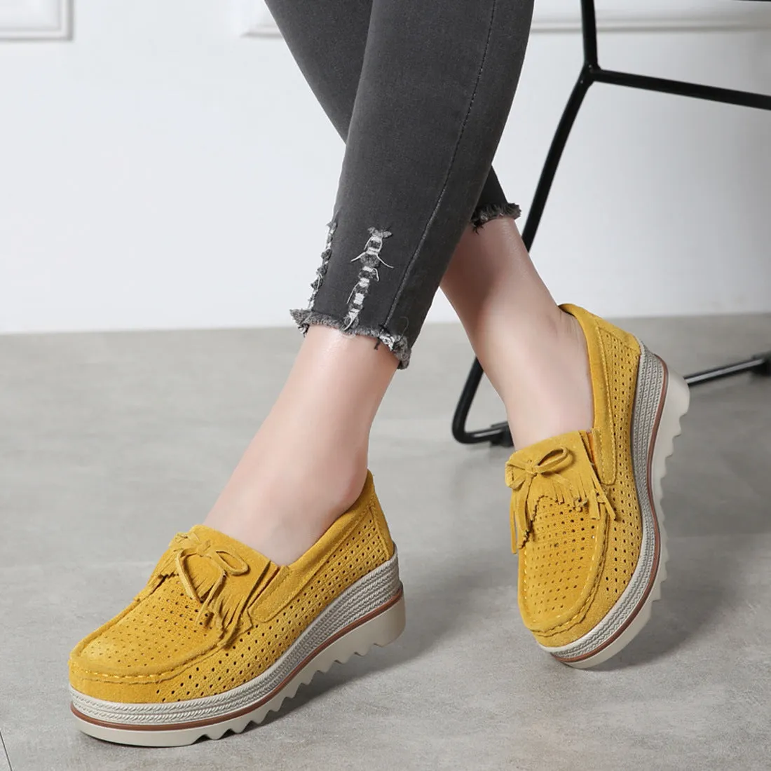Women's Autumn Casual Genuine Leather Loafers